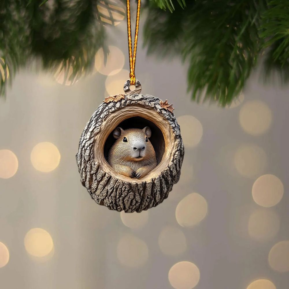 Capybara - Animal Christmas Ornament CH148