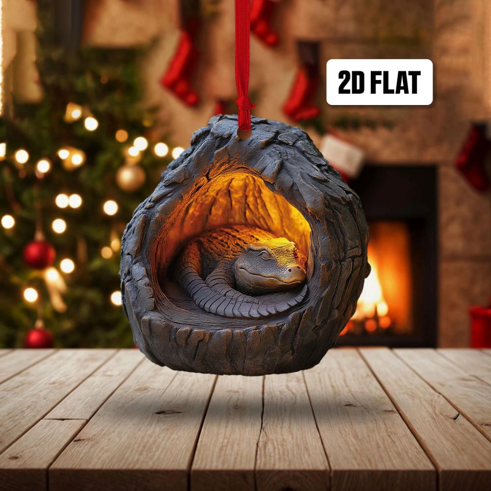 Crocodile - Animal Christmas Ornament CH149