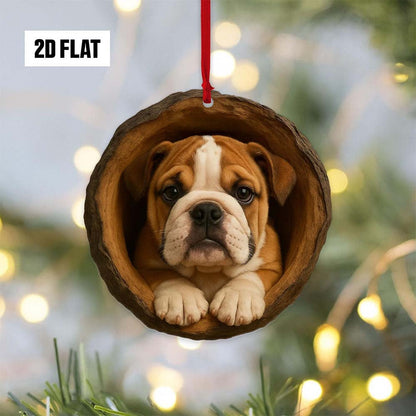 English Bulldog - Animal Christmas Ornament CH154