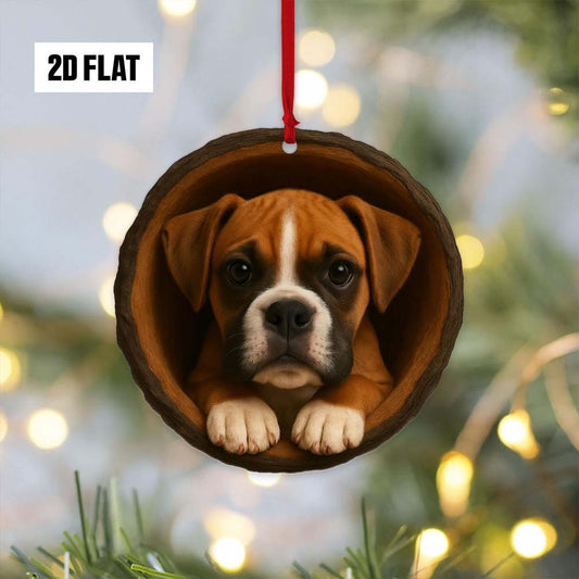 Boxer Dog - Animal Christmas Ornament CH158