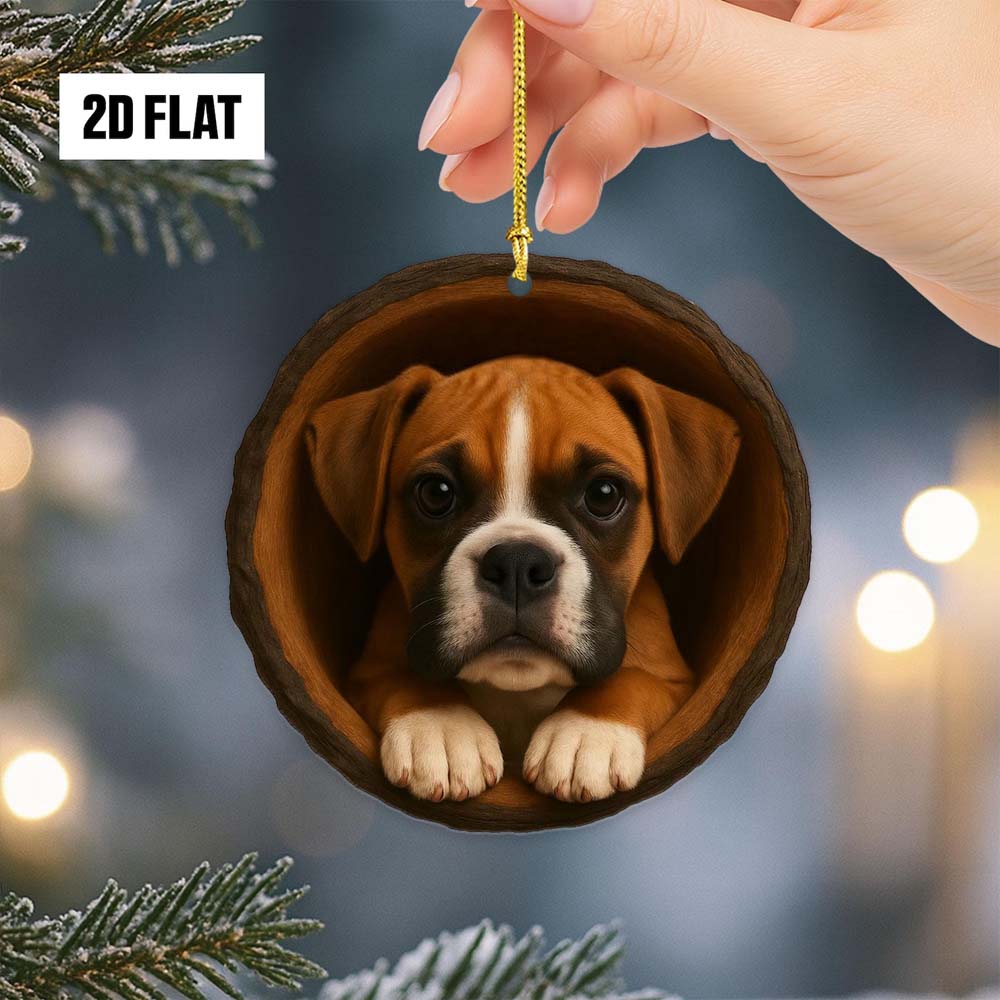 Boxer Dog - Animal Christmas Ornament CH158