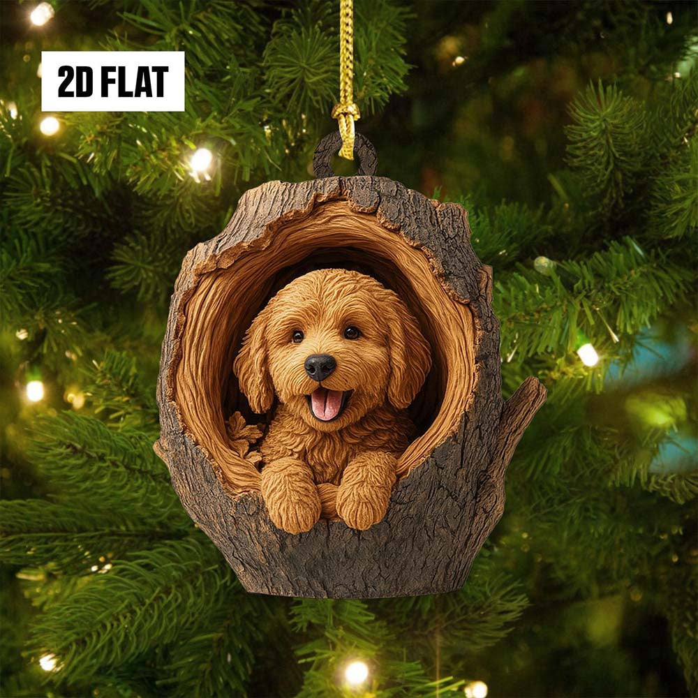Goldendoodle Dog - Animal Christmas Ornament CH162