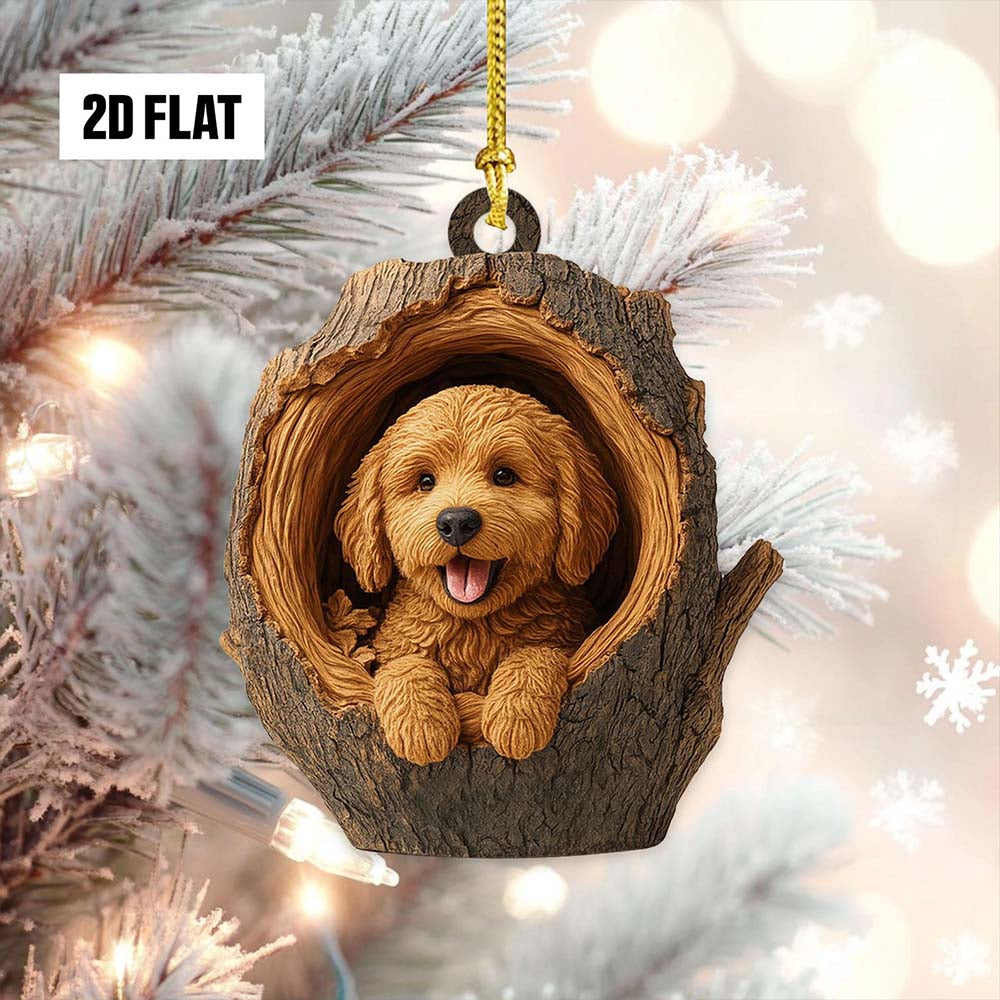 Goldendoodle Dog - Animal Christmas Ornament CH162
