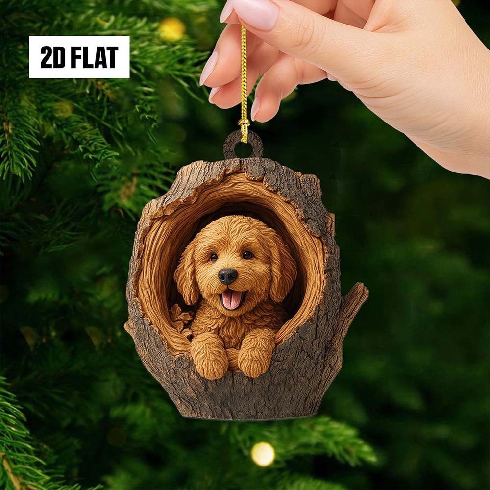 Goldendoodle Dog - Animal Christmas Ornament CH162