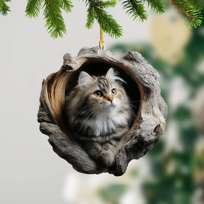 American Bobtail Cat - Animal Christmas Ornament CH233