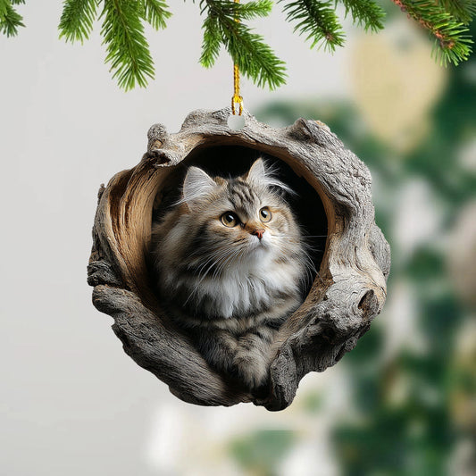 American Bobtail Cat - Animal Christmas Ornament CH233