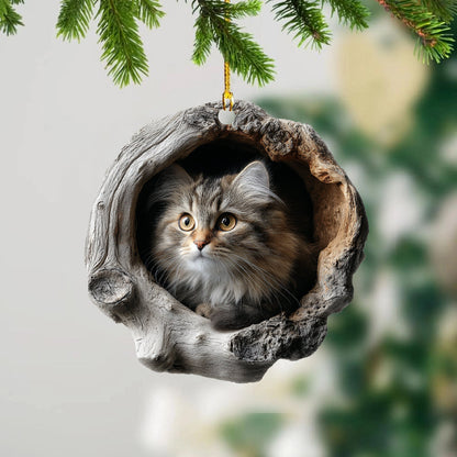 American Bobtail Cat - Animal Christmas Ornament CH234