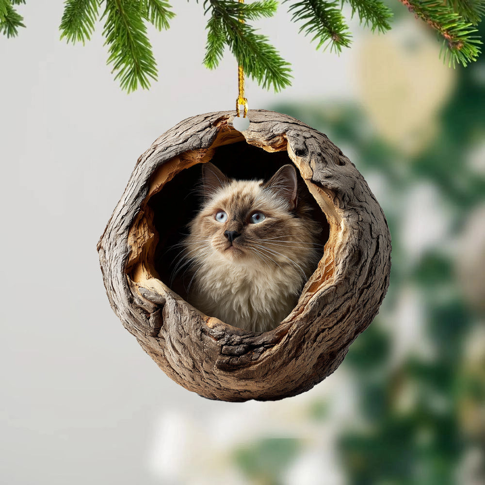 Balinese Cat - Animal Christmas Ornament CH235