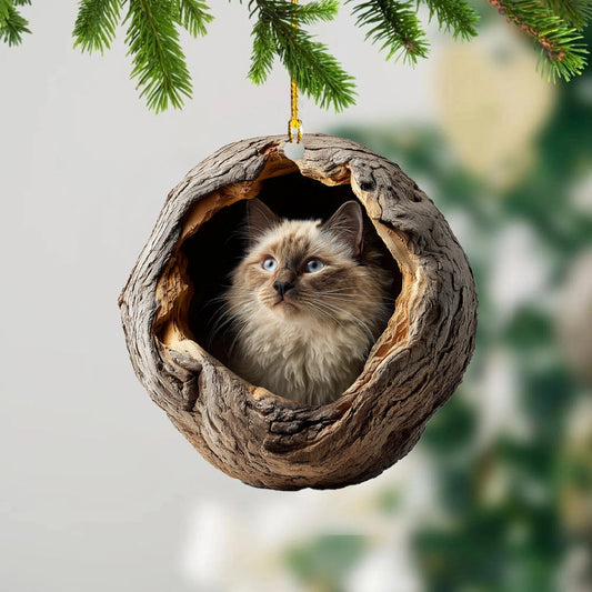 Balinese Cat - Animal Christmas Ornament CH235