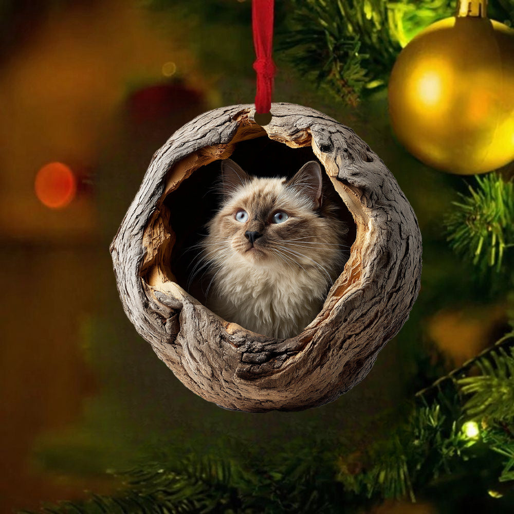 Balinese Cat - Animal Christmas Ornament CH235