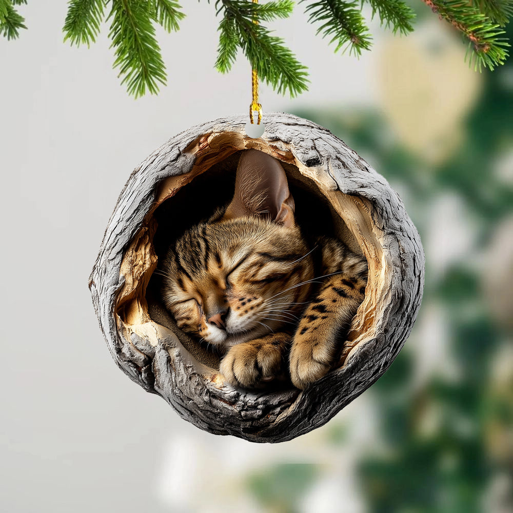 Bengal Cat - Animal Christmas Ornament CH237