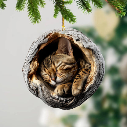 Bengal Cat - Animal Christmas Ornament CH237