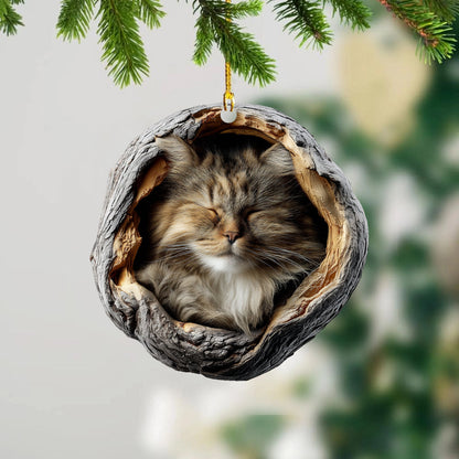 British Longhair Cat - Animal Christmas Ornament CH239