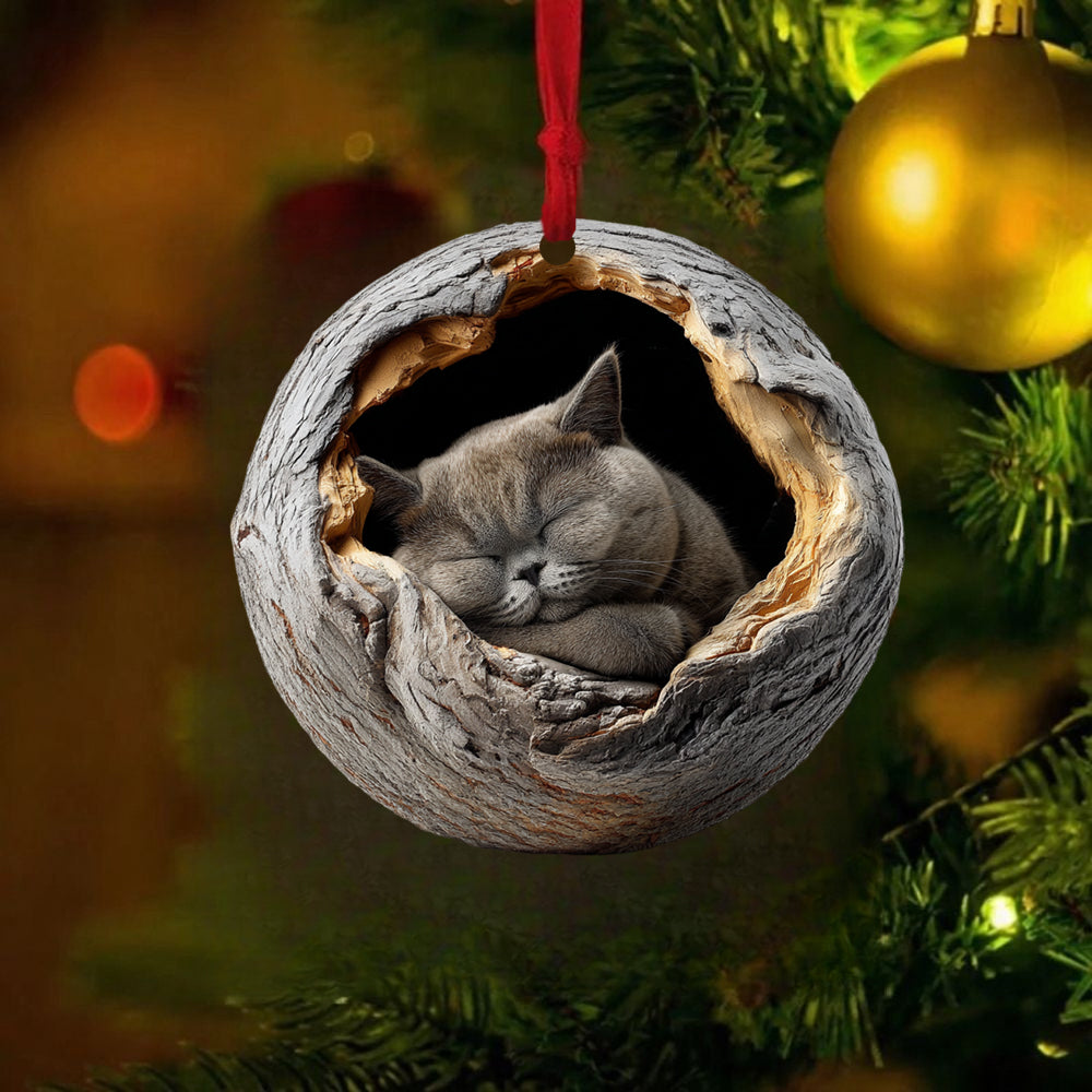 British Shorthair Cat - Animal Christmas Ornament CH240