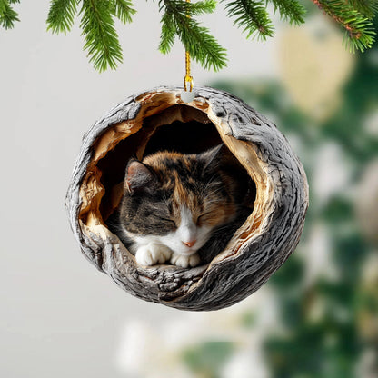Calico Cat - Animal Christmas Ornament CH241