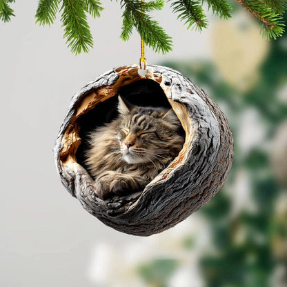 Maine Coon Cat - Animal Christmas Ornament CH250