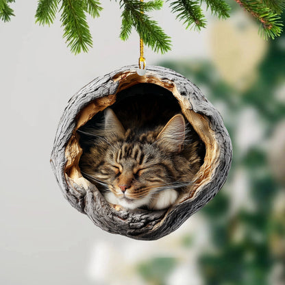 Norwegian Forest Cat - Animal Christmas Ornament CH251