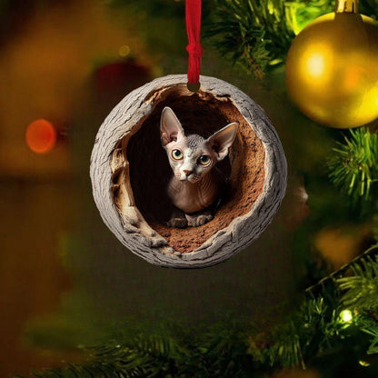 Sphynxcat - Animal Christmas Ornament CH263