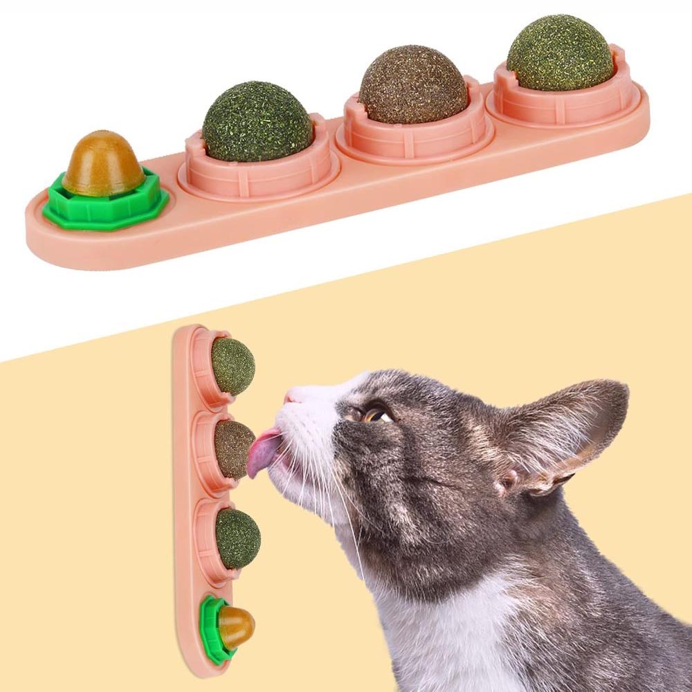 Catnip Toys Balls 4 Pcs