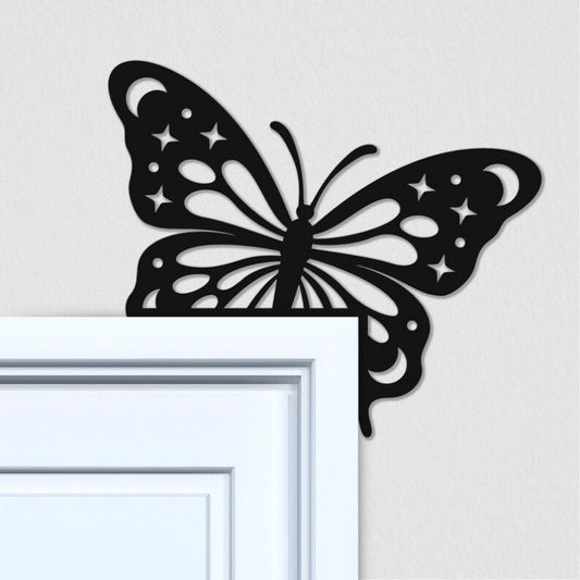 Celestial Butterfly Metal Door Topper DT026