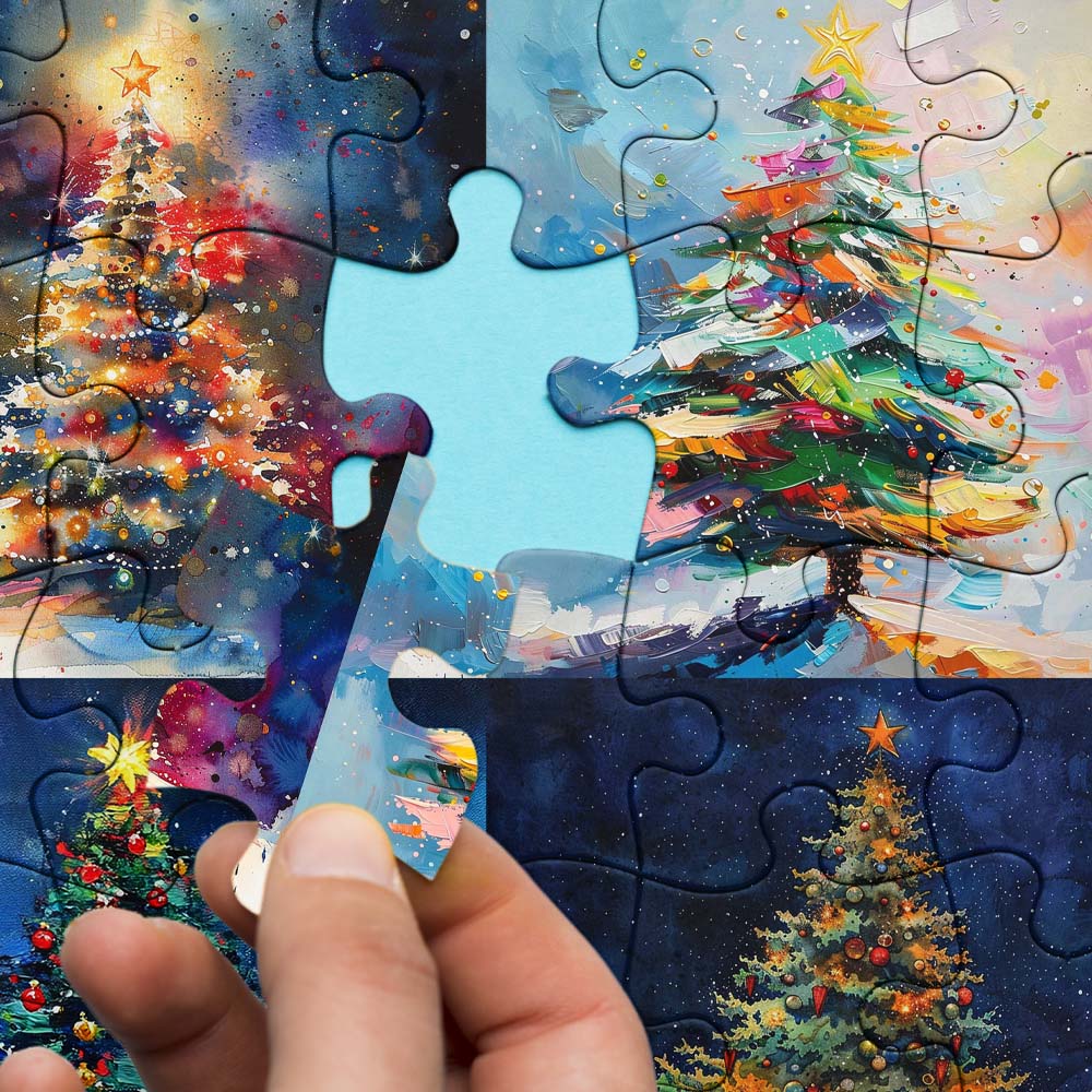 Christmas Tree Countdown Puzzle – 1000 Pieces