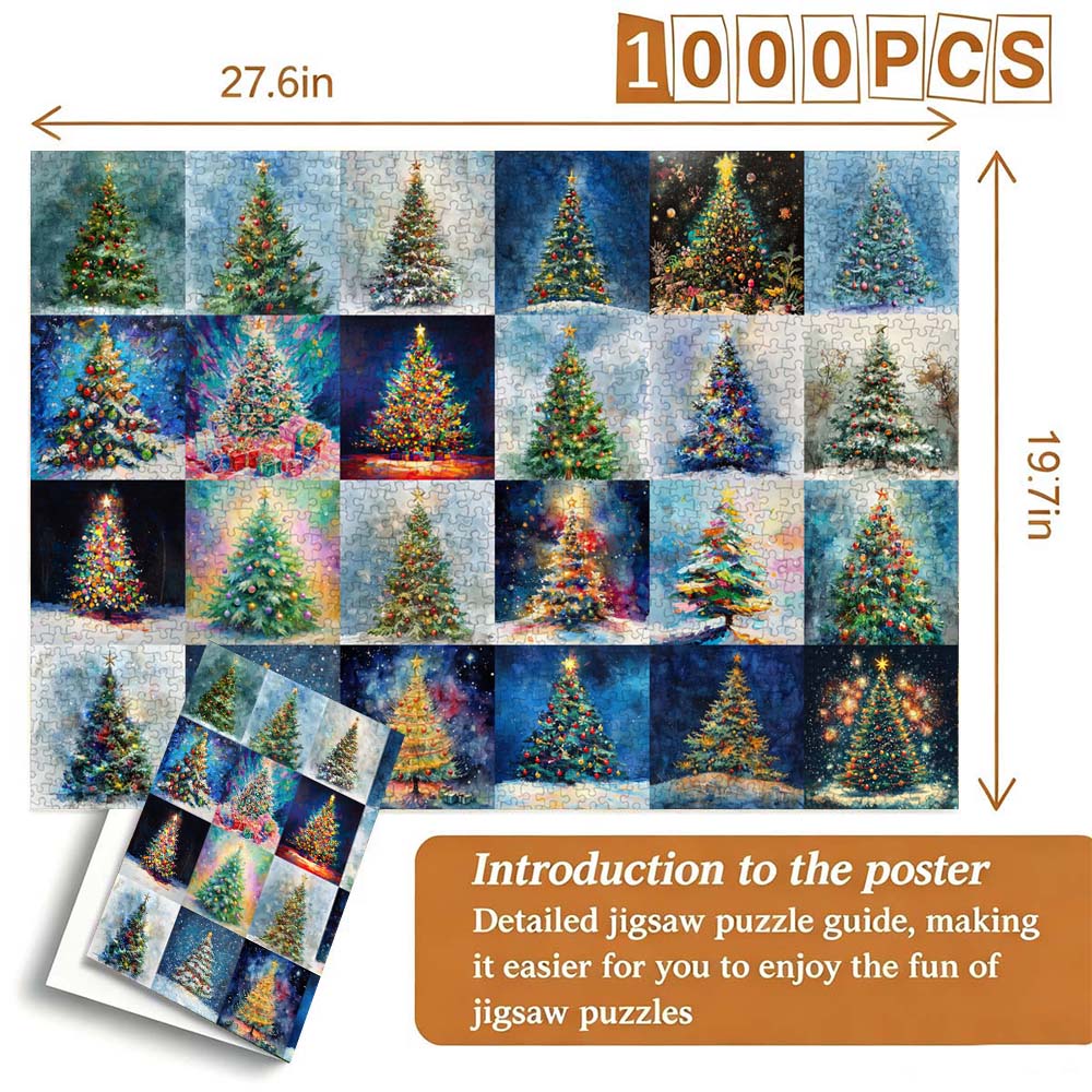 Christmas Tree Countdown Puzzle – 1000 Pieces
