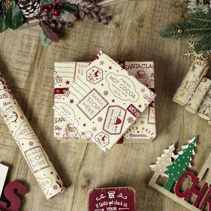 Christmas Gift Wrapping Paper Roll – Santa's Mail 16.5ft - WP012