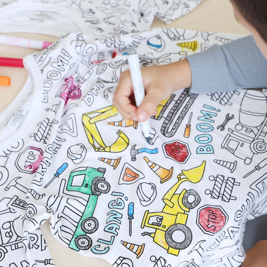 DIY Paintable Pajama Set for Children