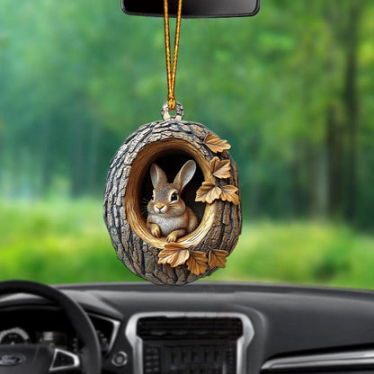 Rabbit - Animal Christmas Ornament CH143
