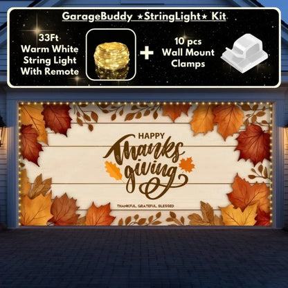 Happy Thanksgiving Festive Garage Door Covers D481
