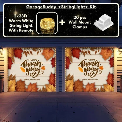 Happy Thanksgiving Festive Garage Door Covers D481