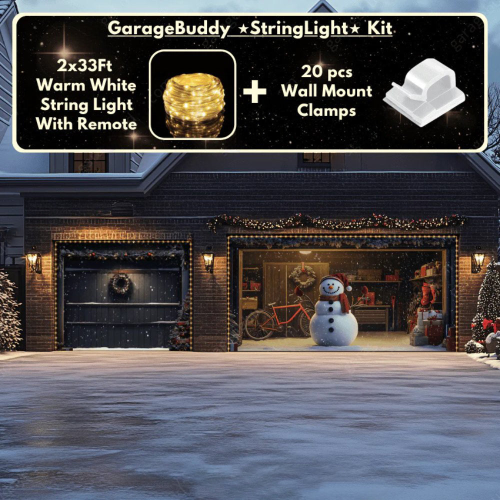 Snowy The Snowman Christmas Garage Door Covers D484