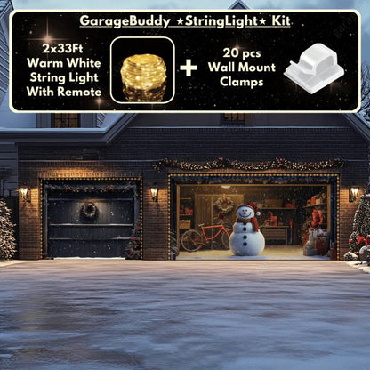 Snowy The Snowman Christmas Garage Door Covers D484