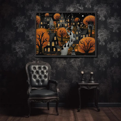Hometown Halloween Jigsaw Puzzle 1000-Piece