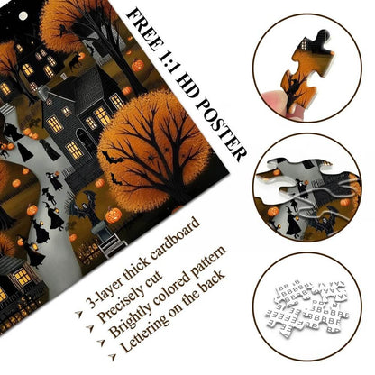 Hometown Halloween Jigsaw Puzzle 1000-Piece
