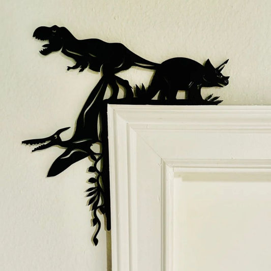 Dinosaur Metal Door Topper DT078