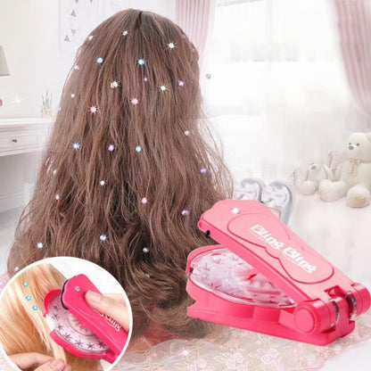✨Glitter Diamond Styling Tools Hair Gemstone Styling Set - No Heat Required Hair Styling Accessories