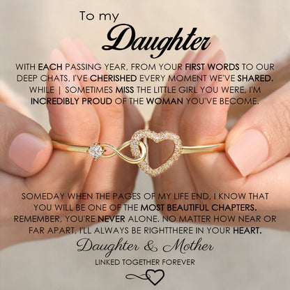 "To My Daughter" Forever Connected Bracelet
