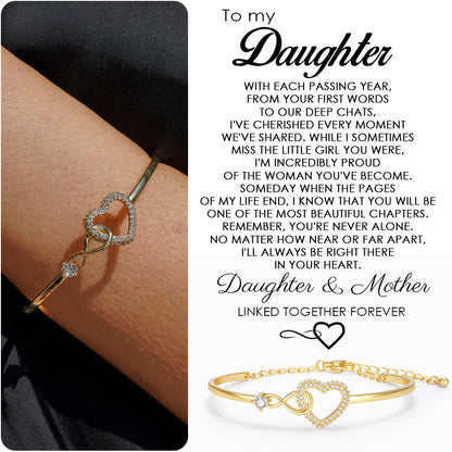 "To My Daughter" Forever Connected Bracelet