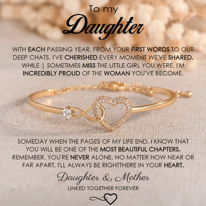 "To My Daughter" Forever Connected Bracelet