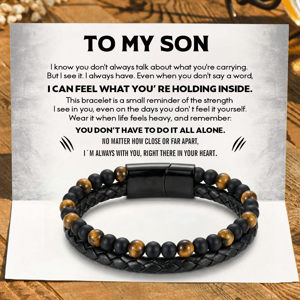 To My Son - Tiger Eye Protection Bracelet