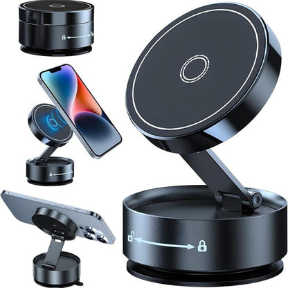 Multifunctional Car Phone Holder - Foldable And Retractable Magnetic Phone Holder