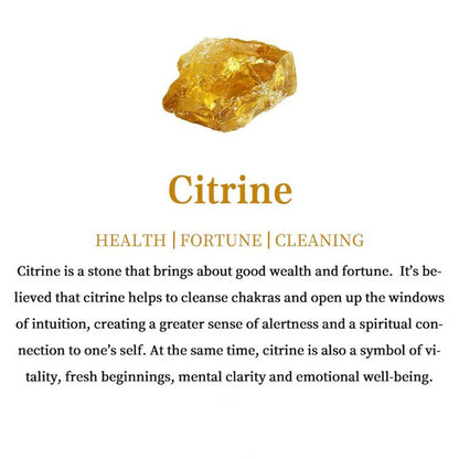 Citrine - Handmade Natural Crystal Gemstone Lying Cat