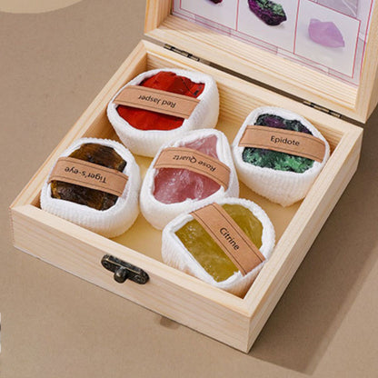 Natural Raw Crystal Specimen Gift Box