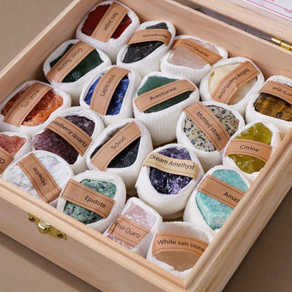Natural Raw Crystal Specimen Gift Box