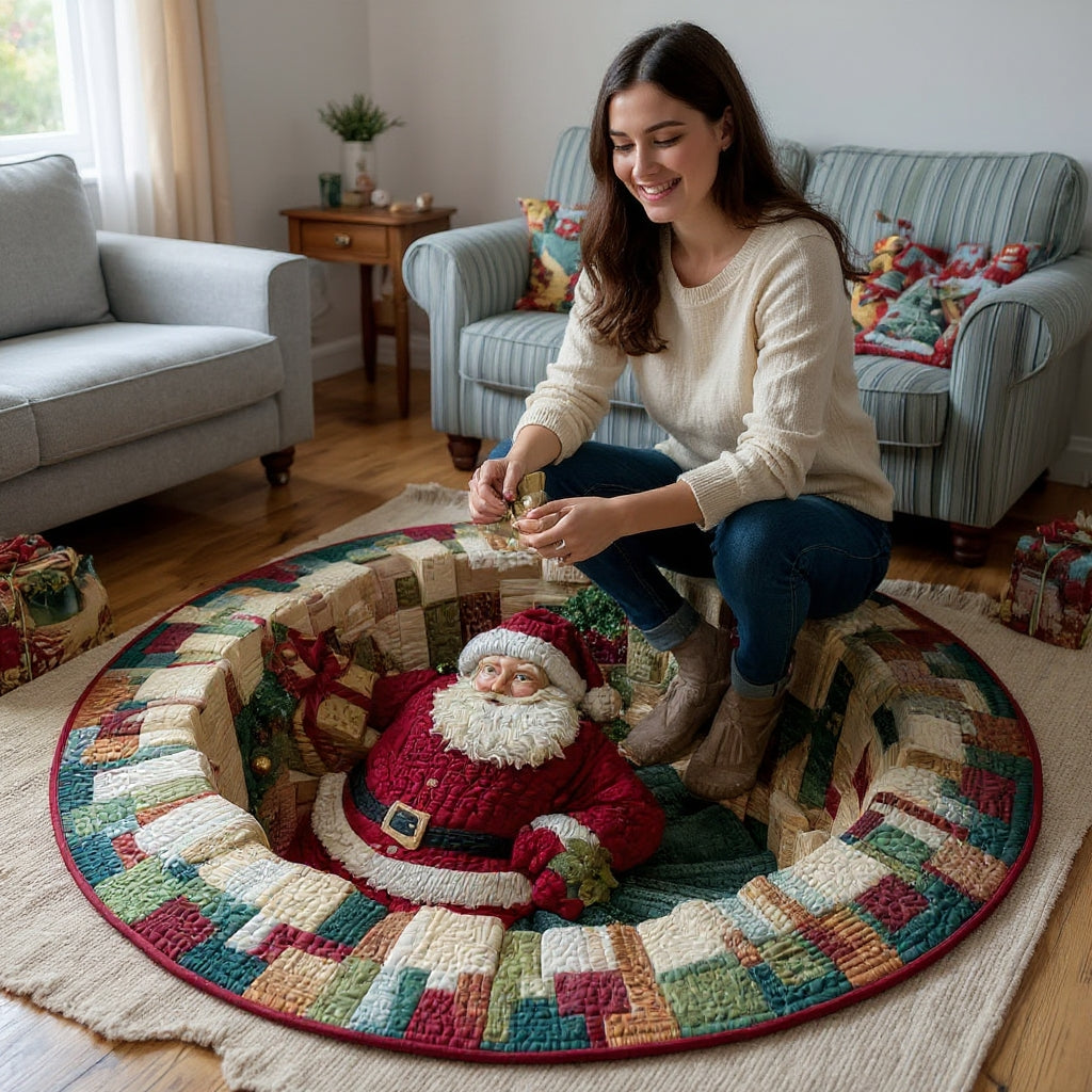 Jolly Workshop - Christmas Round Rug - JW005