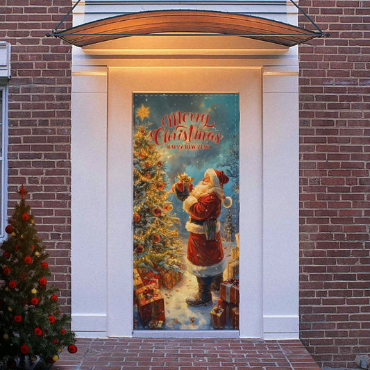 Christmas Front Door Decoration - Santa - H512