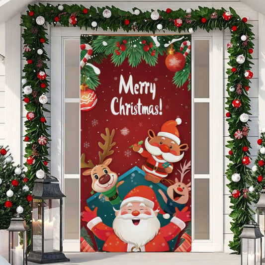 Christmas Front Door Decoration - Santa - H517
