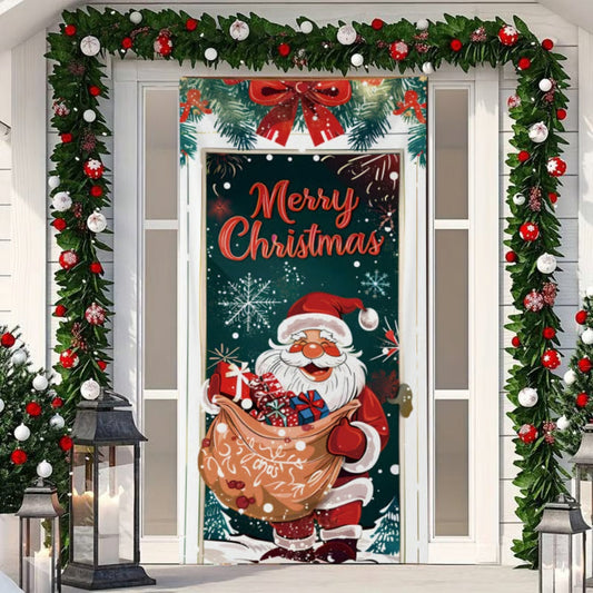 Christmas Front Door Decoration - Santa - H519