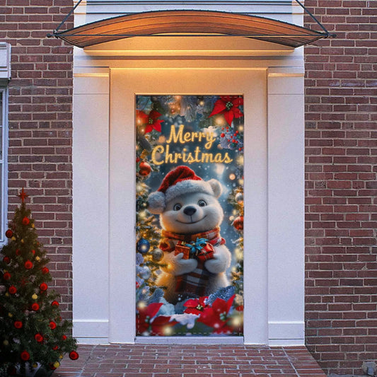 Christmas Front Door Decoration - Bear - H522